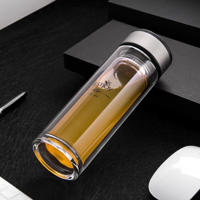 Fuguang Shixi Double Wall Glass Cup
