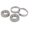 4 Pcs Trailer Wheel Hub Bearings Kit Steel Alloy L44643 Inner Outer Bearings with Outer Ring Grease