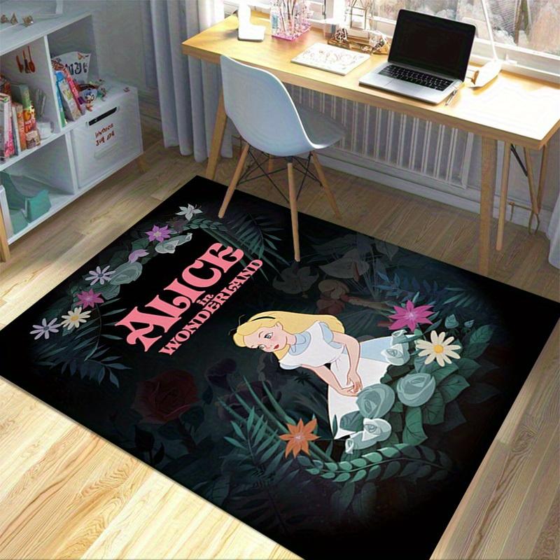 1pc. Alice In Wonderland Floral Rug - Home Decor Carpet, Office Mat, Outdoor Rug Gift for Adultsz049001