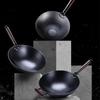 Frying Pan Even Heating Multifunctional Comfortable Handle Cast Iron Pot for Daily Home Cooking