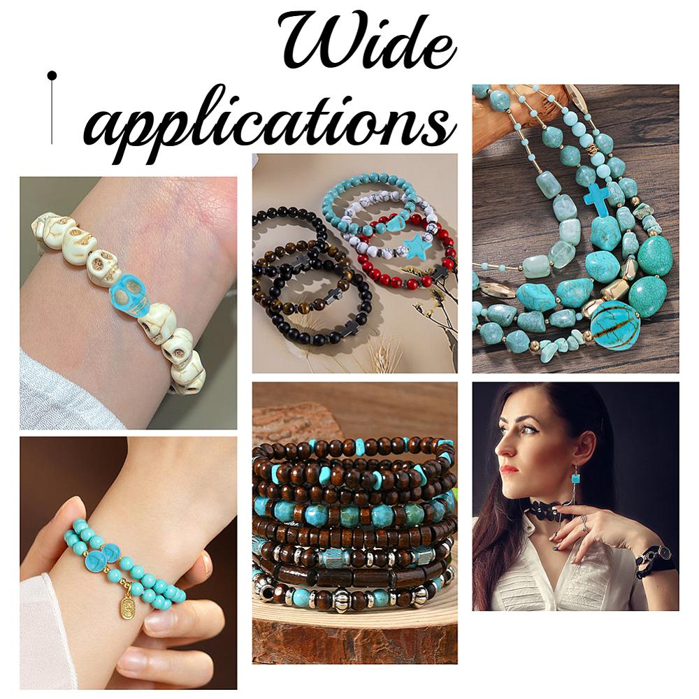 1set 15 styles  Turquoise &  Magnesite Beads sets Dyed Mixed Shapes Mixed color 4~16x4~12x2.5~10mm Hole: 1~1.5mm