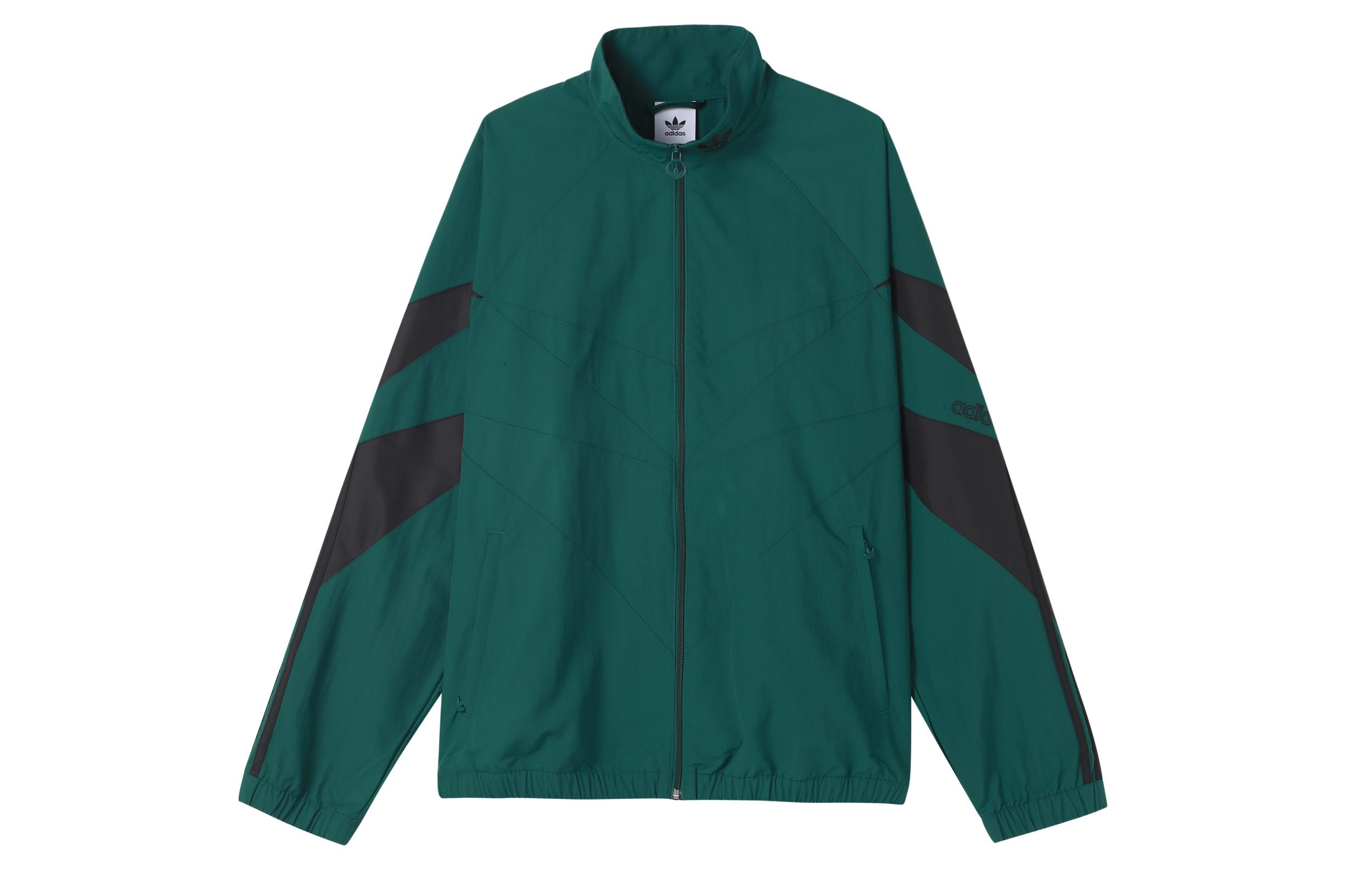 Adidas Jackets Men s Green Stand Collar Moderate Other H06747 S