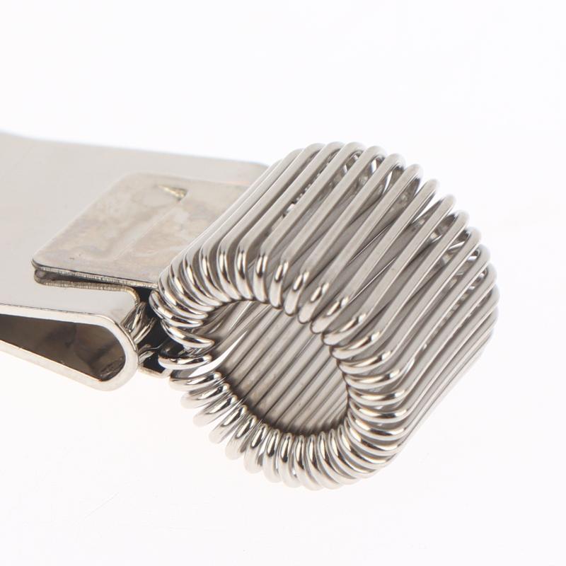 1/3/5Pcs Multifunctional Telescopic Spring Electroplating Pen Clip Notepad Portable Spring Pen Slot Fixed Stationery Accessories