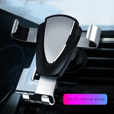 Metal Gravity Car Mount For Mobile Phone Holder Car Air Vent Clip Stand Cell Phone GPS Support Large For Smart Phone