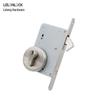 Stainless Steel 304 European Standard Sliding Door Mortise Lock for Balcony, Kitchen, and Hotel Bathrooms