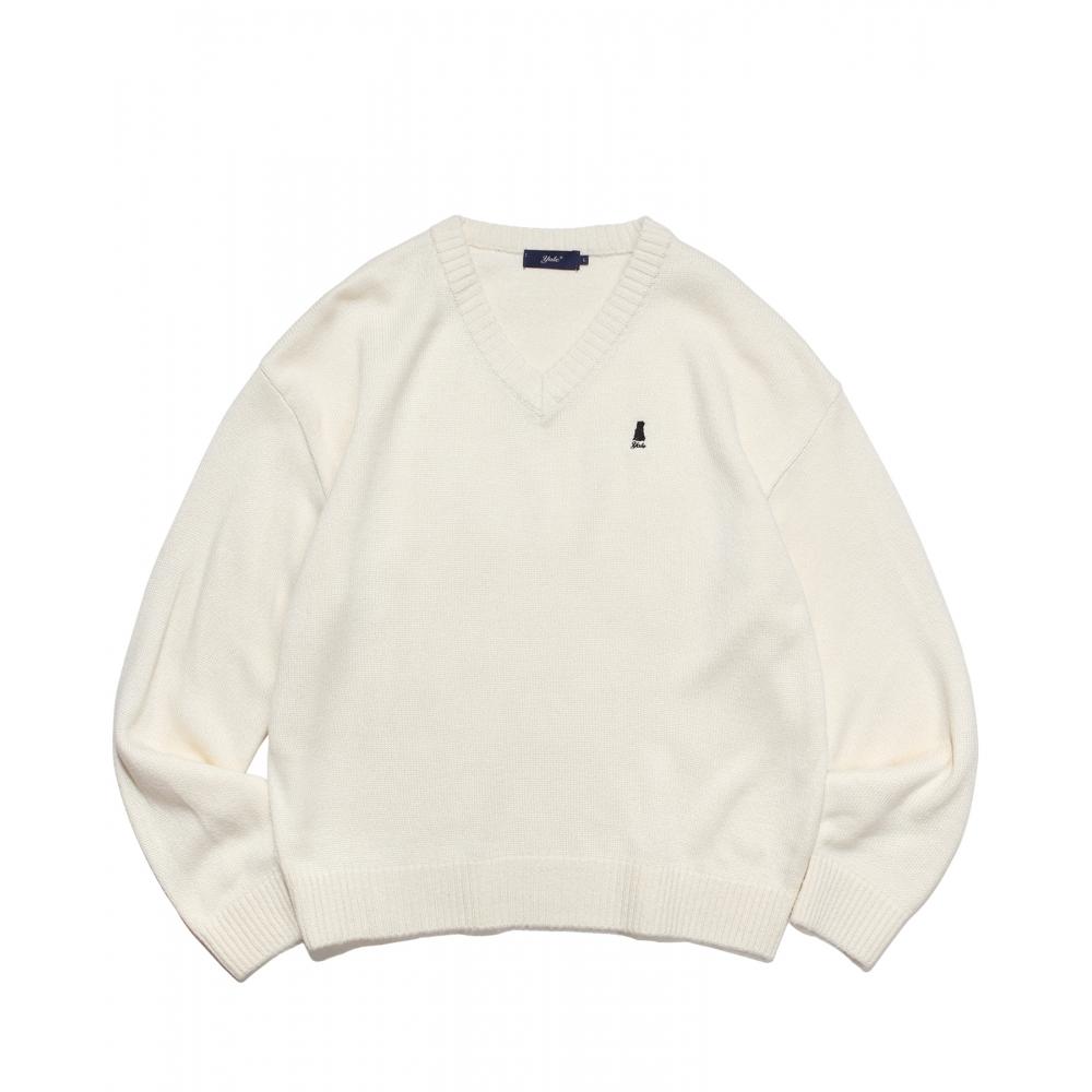 

ТРИКОТАЖ YALE HERITAGE UNIVERSITY DAN NECK NECK IVORY