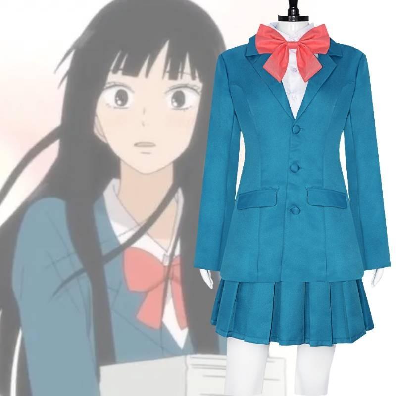 Kimi Ni Todoke Kuronuma Sawako Cosplay Costume Skirt Outfit School Uniform Girl