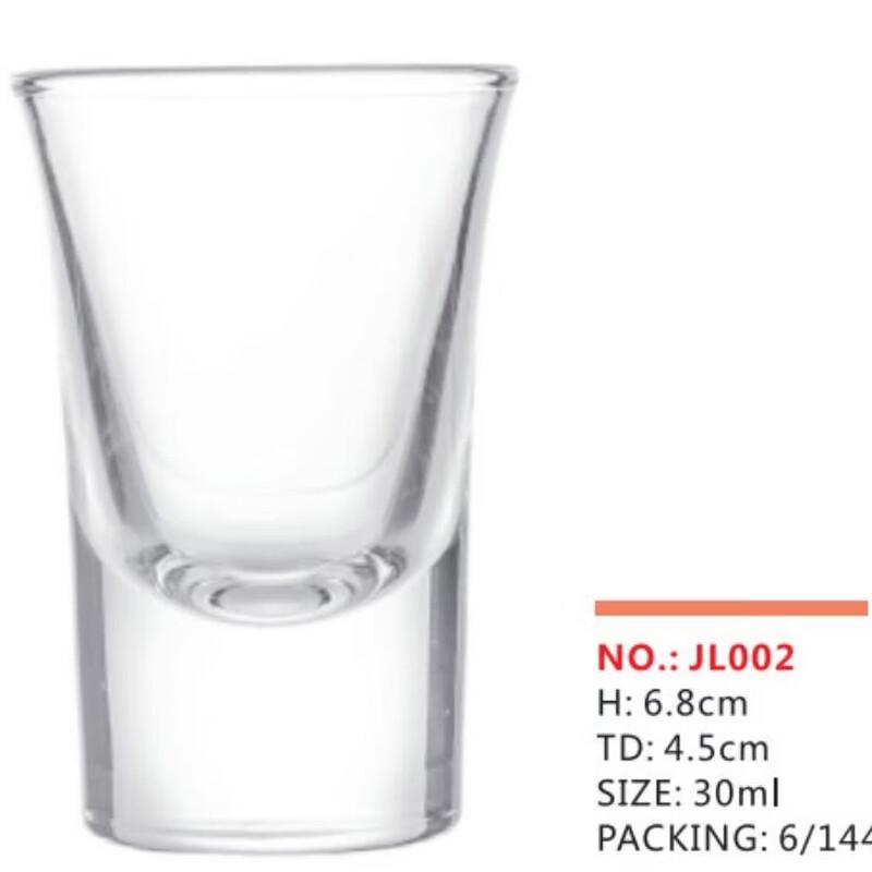 Shangqi JL.002 Handmade Glass Spirit Cups Set (4-Pack)