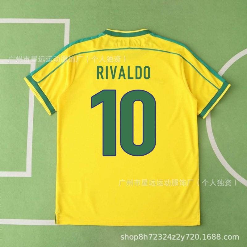 Brazil Retro Football Jersey Short Long Sleeve National Team World Cup Vintage Soccer Shirt