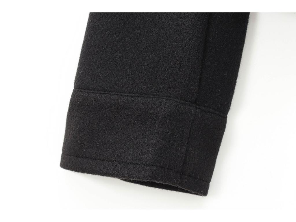 European & American Style 2024 Fall/Winter Women's Soft Lapel Long-Sleeve Coat with Pocket Detail