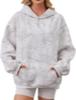Autumn Unisex 3D Maple Leaf Print Hoodie with Patch Pockets
