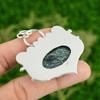 Oval Natural Kambaba Jasper Birthday Bezel Engagement Unique Pendant 925 Silver