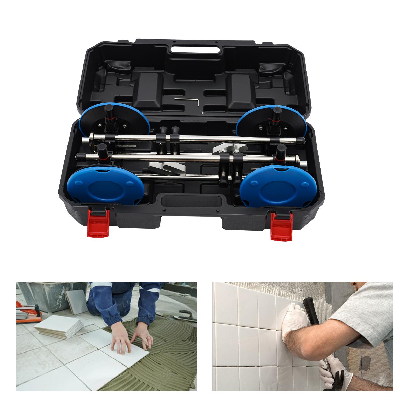 

Aluminum Seam Setters,Black 2 Items Seam Setters 150mm with Suction Cups for Seam Joining & Leveling