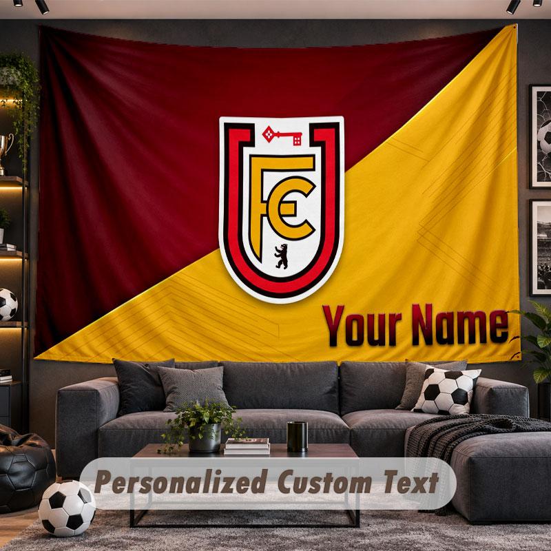 Wall Hanging Tapestry Custom NameUnion Berlin Pattern Personalized Printed Fabric Wall Decor