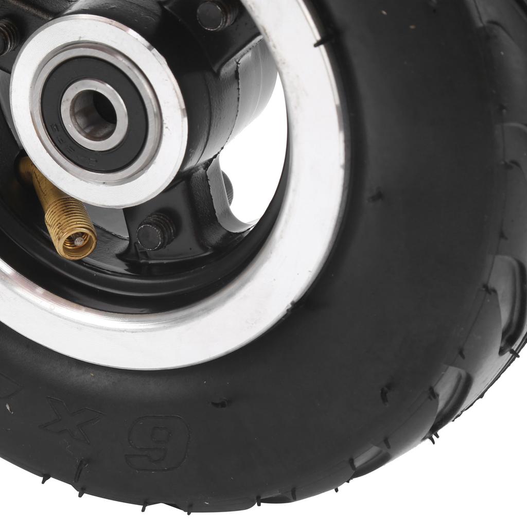 6x2 Pneumatic Wheel Inflatable Air Tire with Aluminum Alloy Hub Strong Grip for Electric Scooter