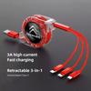 FRPM6 3 In 1 Micro USB Type C Charging Cable Multi Charger For Citroen C1 DS3 C2 C3 Vts C4 Saxo C4L C5 C6 C8 Xsara C3-XR Picasso SEGA
