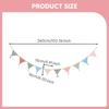 Triangle Bunting Banner Nursery Garland 2.6M Party Supplies Wall Decor Pennant Flags for