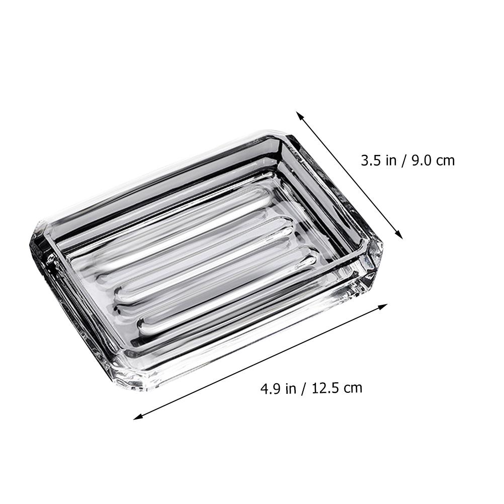 

Soap Box with Central Design Easy Clean Waterproof Storage for Bathroom Kitchen Shower Countertop Organizer
