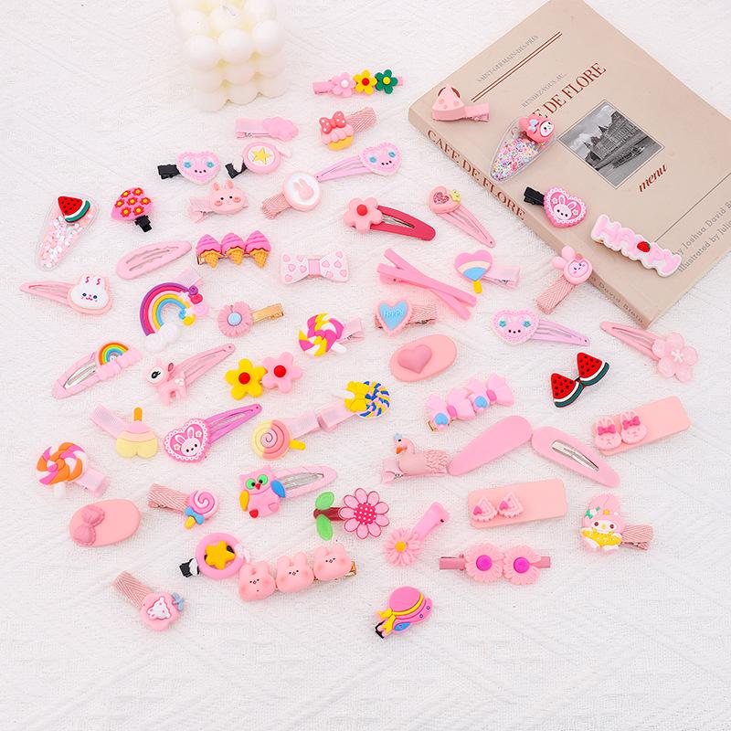 Korean Style Cartoon Candy Color Hair Clip for Girls – Cute, Simple Bangs and Side Clip