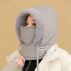 Gorro Lei Feng de invierno impermeable y engrosado con forro polar, gorro unisex para protección de orejas, adecuado para ir de compras, esquiar y andar en bicicleta