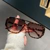 Vintage Luxury Brand Designer Oversized Pilot Sunglasses Women For Men Shades Big Frame Windproof Popular Punk Sun Glasses UV400