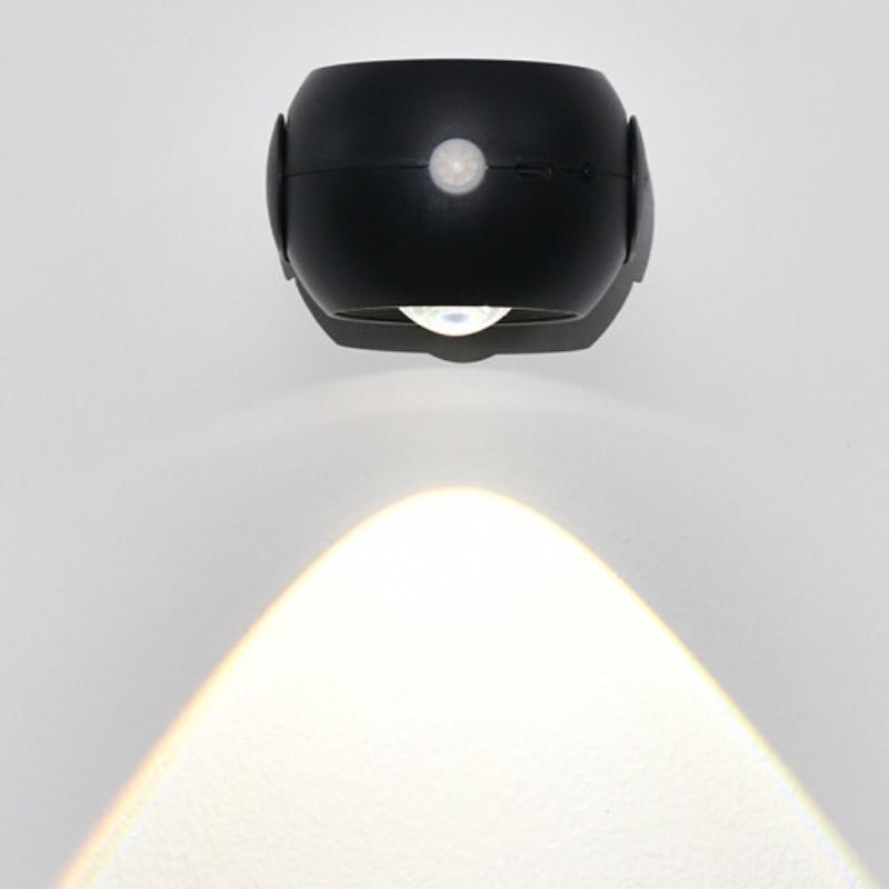 

Свет с индукцией движения человека, Лампа-атмосфера для коридора/холла, Бытовой настенный светильник, Светодиодный ночник, Популярный в интернете Battery style чёрный