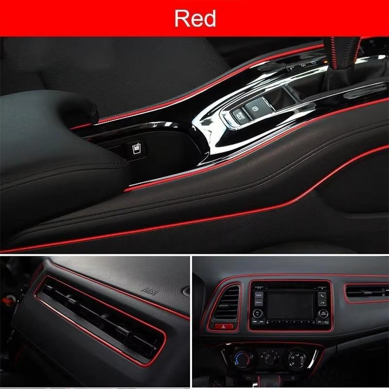5M Universal Car Moulding Decoration Flexible Strips Interior Auto Mouldings Car Cover Trim Dashboard Door Car-styling