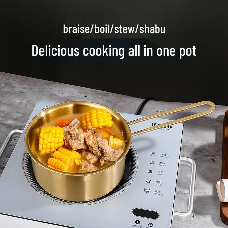 Balde Stainless Steel Milk & Saucepan