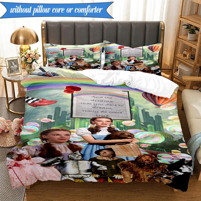 Wonderful Wizard Adventure 3pcs K-pop Music Group Bedding set,Ideal for Bedroom, Dormitory,Including Duvet Cover And 2pcs Pillowcases,Fan Gifts