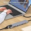 8 in 1 USB-C Type C HD Output 4K HDMI Usb 3.0 HUB Adapter For MacBook iPad 
