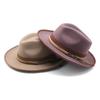 Classic Wool Felt Bowler Hat For Men With Sun Protection And Breathability