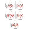 Wooden Christmas Hanging Pendants Gnome Santa Claus Merry Christmas Decoration For Home Xmas Tree Ornaments  Year Gifts