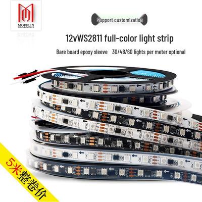 12V Dream Color WS2811 LED Strip with 5050 Full Color Flowing and Running Light Effects