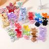 10Pcs/Set Big Bow Flower Elastic Hairbands Children Girls Sweet Hair Ties Headbands Hair Accessories Rubber Band For Kid