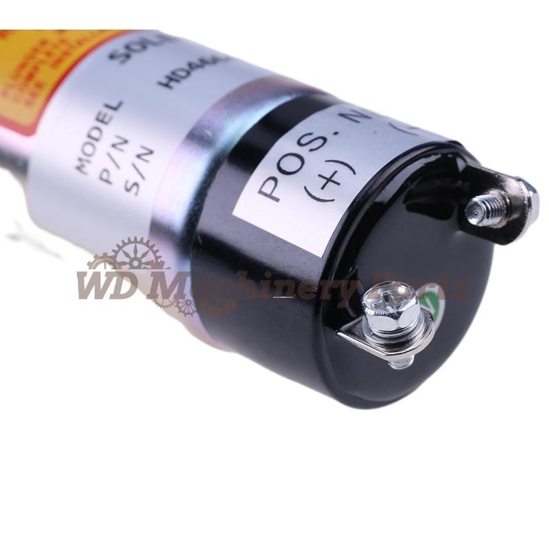 Shutoff Solenoid 1504-12A7U1B1 SA-3527-T 12VDC for Yanmar Engine 2 Terminals