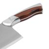 7 Inch Shibazi Cleaver Knife 3 Layers Clad Steel Blade Sharp Chef Cutting Vegetable Meat Mulberry Sang Knife With Knife Holder
