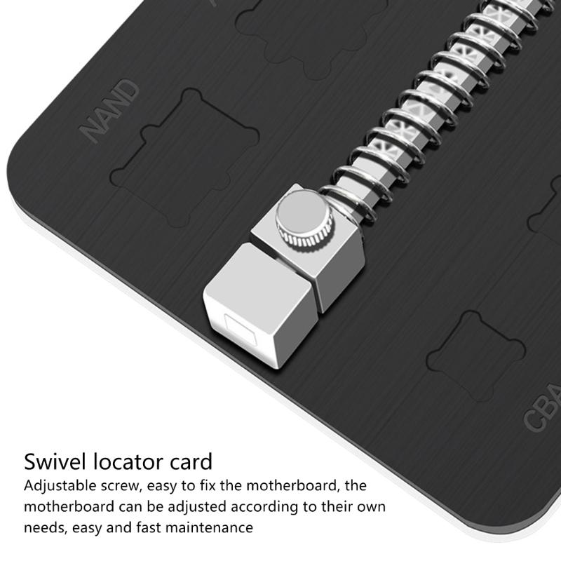 Synthetic Stone and Metal Mobile Repair Clamp PCB Maintenance Support Platform With Integrated Chip Slot for Technicians