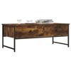VidaXL Coffee Table Smoked Oak 101x49x39.5 Cm Engineered Wood 837739