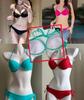 Nylon Underwire Bikini Set with Massage Cup - Slimming Swimwear for Small Chest
