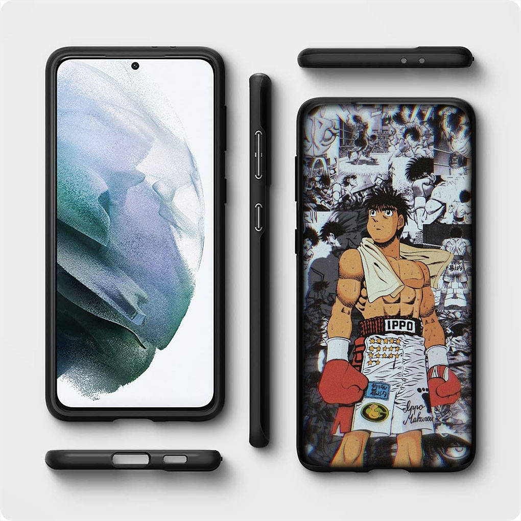 For iPhone 16 15 Xiaomi Redmi Note 13 12 11 Pro Max X 9 14 XR Samsung Galaxy A16 S24 S23 Plus A06 Huawei OPPO Cartoon Hajime No Ippo Anime Phone Case