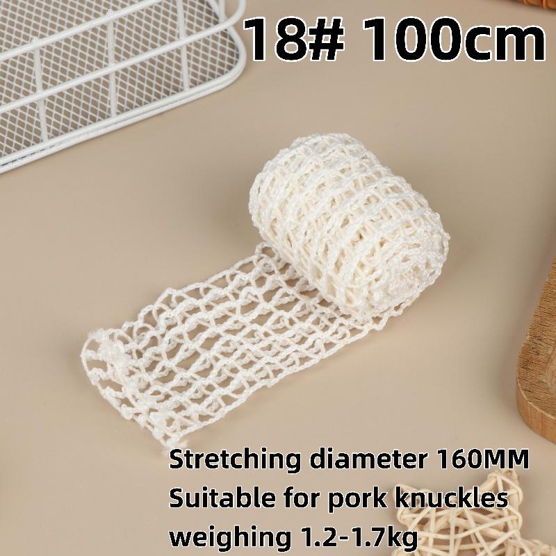 1/3 Pezzi Rete Elastica per Cibo di Ham 100/300Cm Rotolo di Rete per Carne Manzo Pollame Rete Elastica Macellaio Spago Corda da Cucina Strumenti