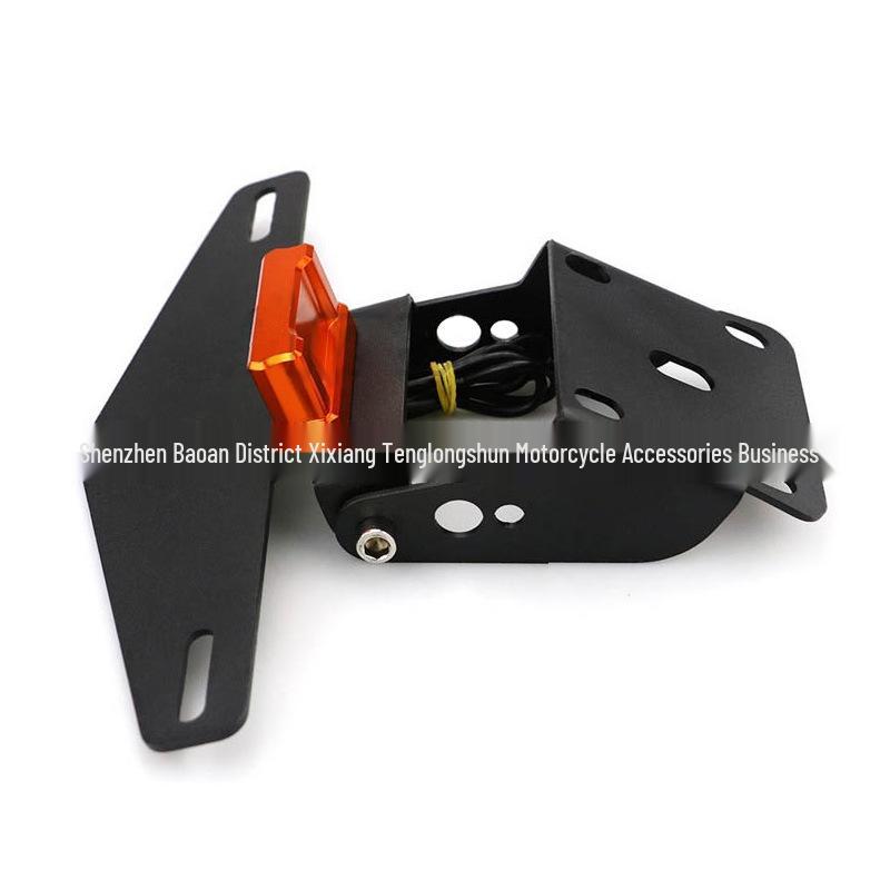 Compatible License Plate Holder with Lights for KTM DUKE 125/200/250/390 – Rear Tail Accessory