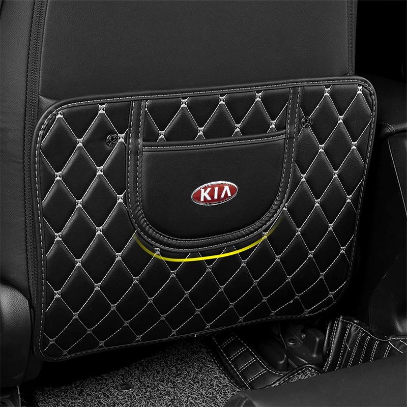 Car Anti-kick Pad Interior Leather Auto Seat Back Protector Pads Anti Scratch For KIA Sportage Ceed Rio 3 Picanto Proceed Gt Stinger 4 K7