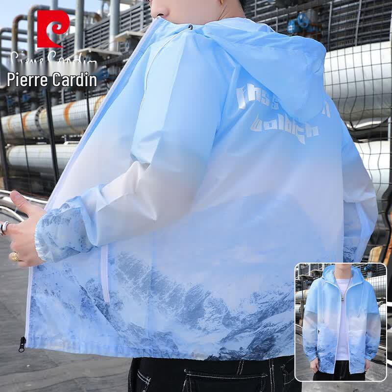 Pierre Cardin Men s Hooded Sun Protection Fishing Jacket 3XL