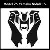 Suitable for 25 Types of Yamaha NMAX155 Fuel Tank Stickers, Body Protection Decals, Anti-scratch and Waterproof Modification Accessories