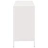 Sideboard White 101.5x39x73.5 Cm Cold Rolled Steel
