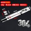 Stainless Steel Door BoltLatch Wooden Doors Bathroom Security Heavy Duty Surface Mounted Slide Lock