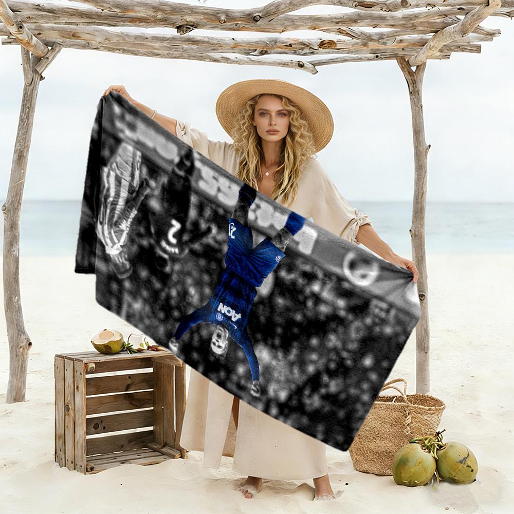 Victory Pose: V.persie's Celebration Beach Towel Soft Durable Quick-Dry Comfortable Lightweight