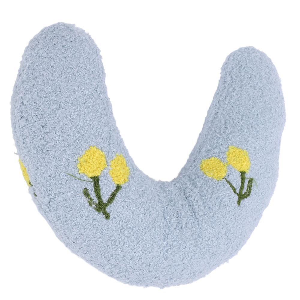 3pcs Machine Washable Pet Neck Pillow Plush Fluffy Calming Pillow U Shaped Pillow For Pets