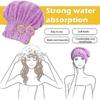 Hydrophilic Hair Drying Wrap Towel Quick Drying Shower Cap Cute Bath Hat  Bathroom Accessories